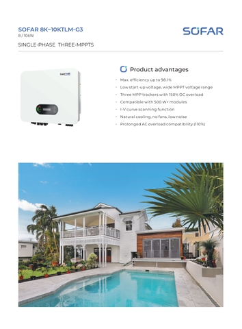 Inverter Hòa Lưới Sofar Solar 10KW (10KTLM-G3)