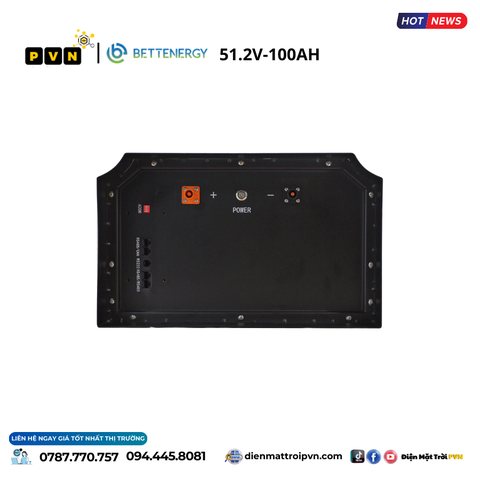 Pin lưu trữ lihium BETTENERGY 5Kwh - Bảo hành 10 năm