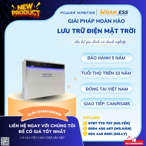 Pin Lưu Trữ Power Master 16Kw