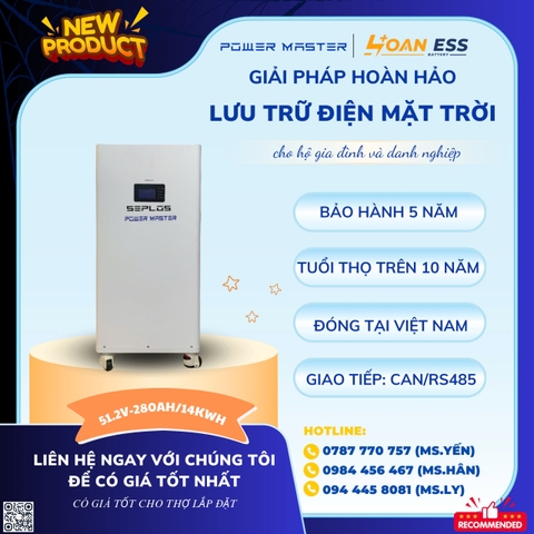 Pin Lưu Trữ Power Master 14Kw